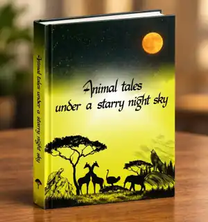 Animal Tales Under a Starry Night Sky